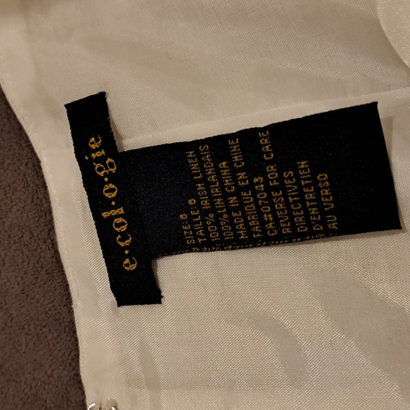 Irish linen skirt - Picture 4 of 10